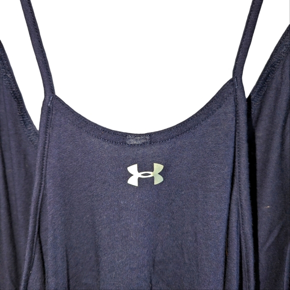 Under Armour New York Yankees cropped  camisole- Navy blue - size 2X - Picture 5 of 10